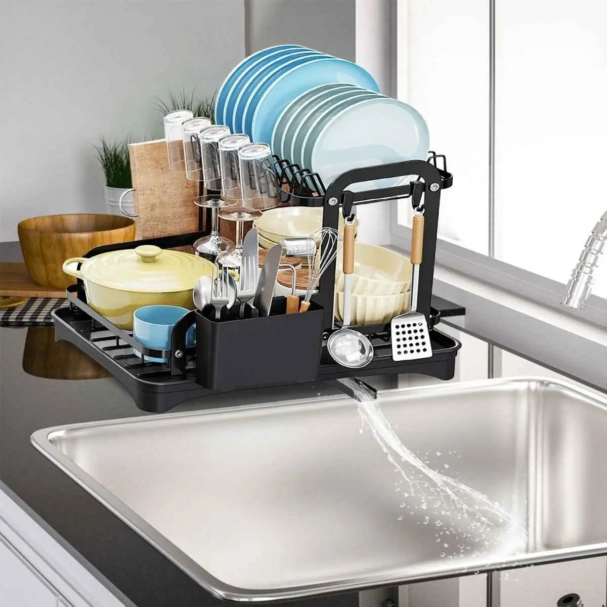 2-Tier Kitchen Dish Rack