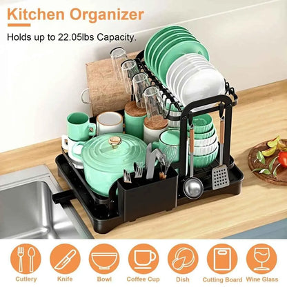 2-Tier Kitchen Dish Rack