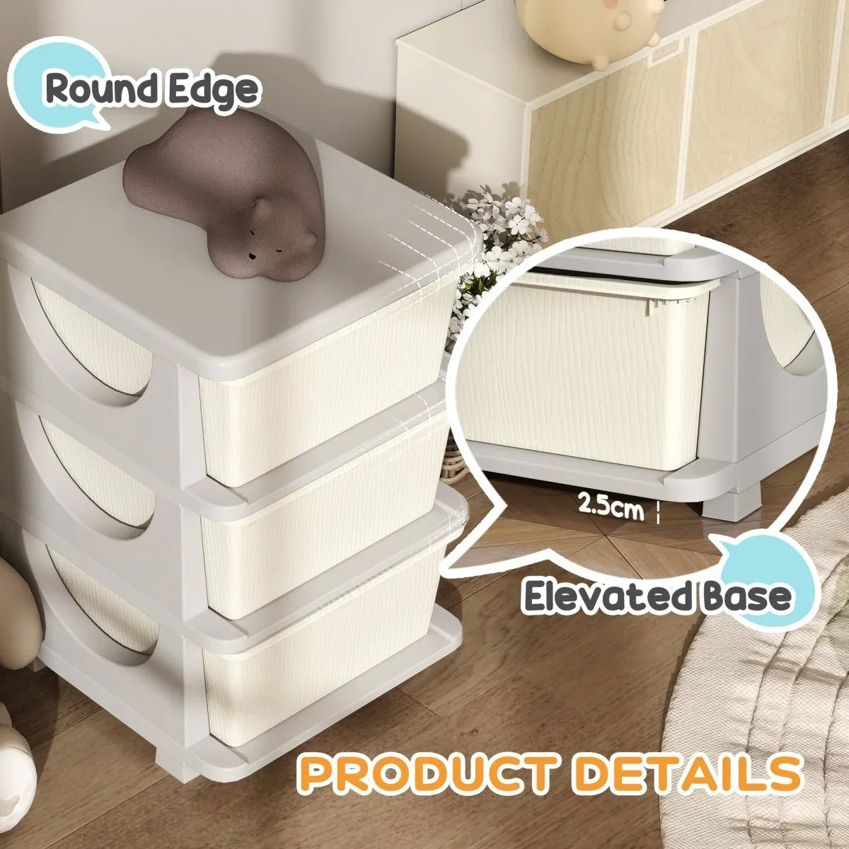 3-Tier Kids Toy Organizer - GrandHeim