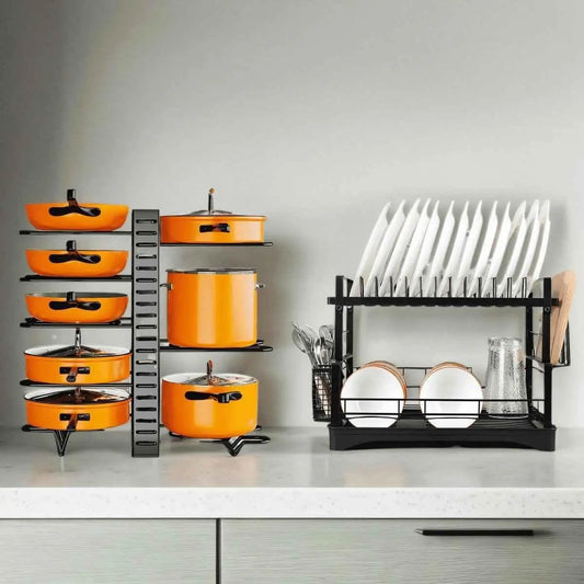 8-Tier Cookware Organizer Rack