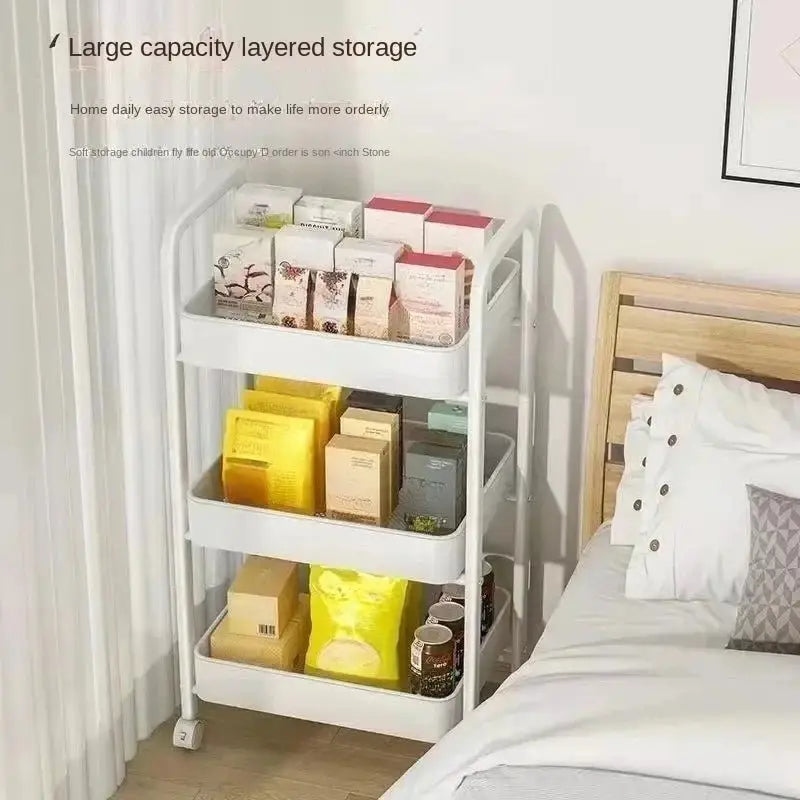 Rolling Storage Cart Rack - GrandHeim