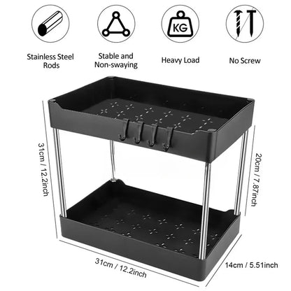 Under Sink Organizer Rack - GrandHeim