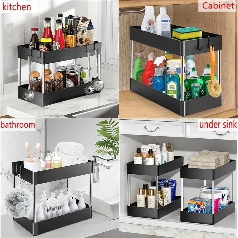 Under Sink Organizer Rack - GrandHeim