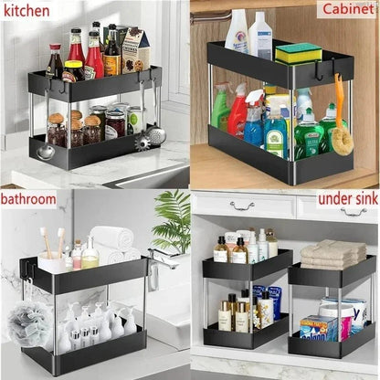 Under Sink Organizer Rack - GrandHeim