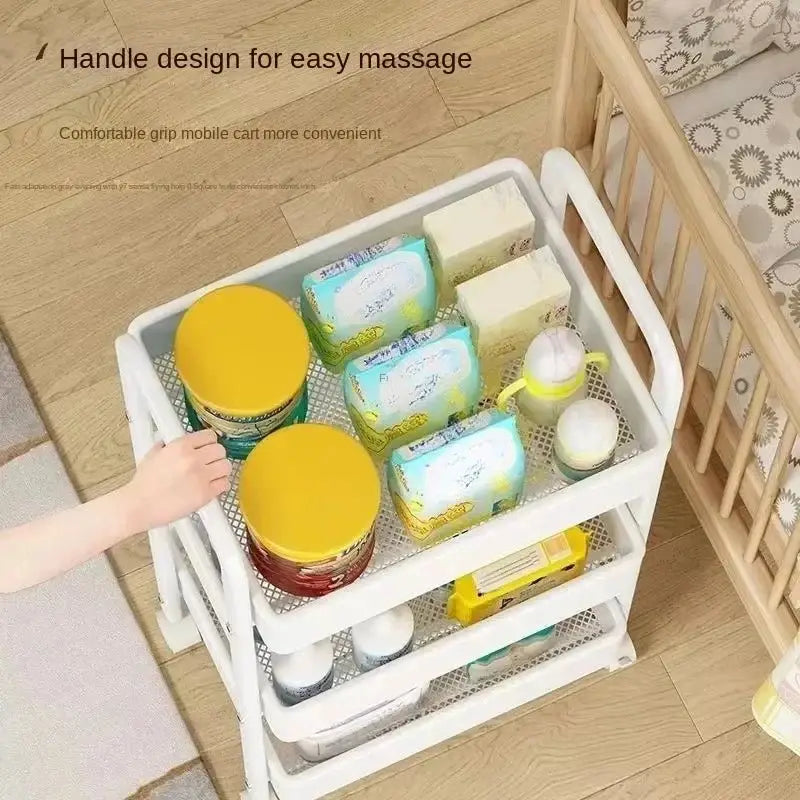 Rolling Storage Cart Rack - GrandHeim