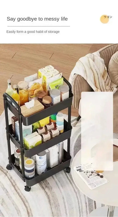 Rolling Storage Cart Rack - GrandHeim