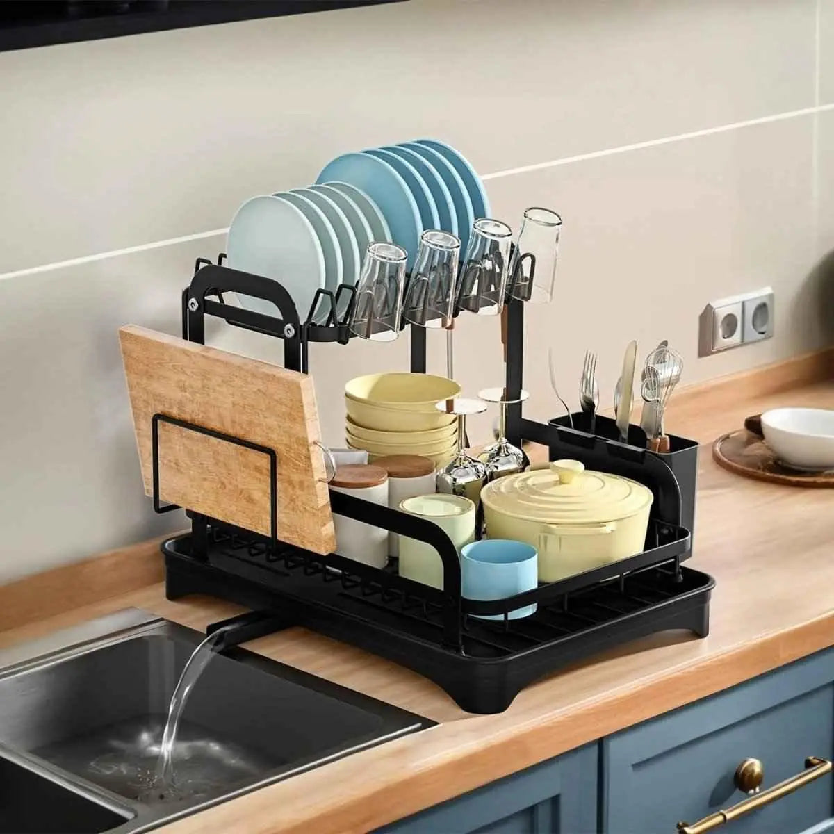 2-Tier Kitchen Dish Rack
