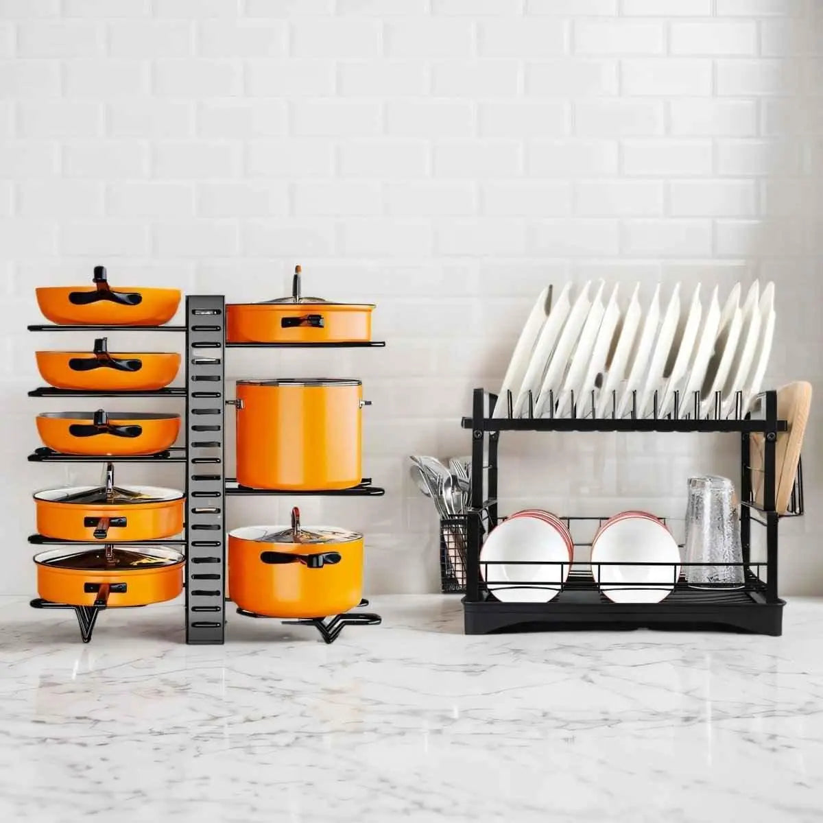 8-Tier Cookware Organizer Rack
