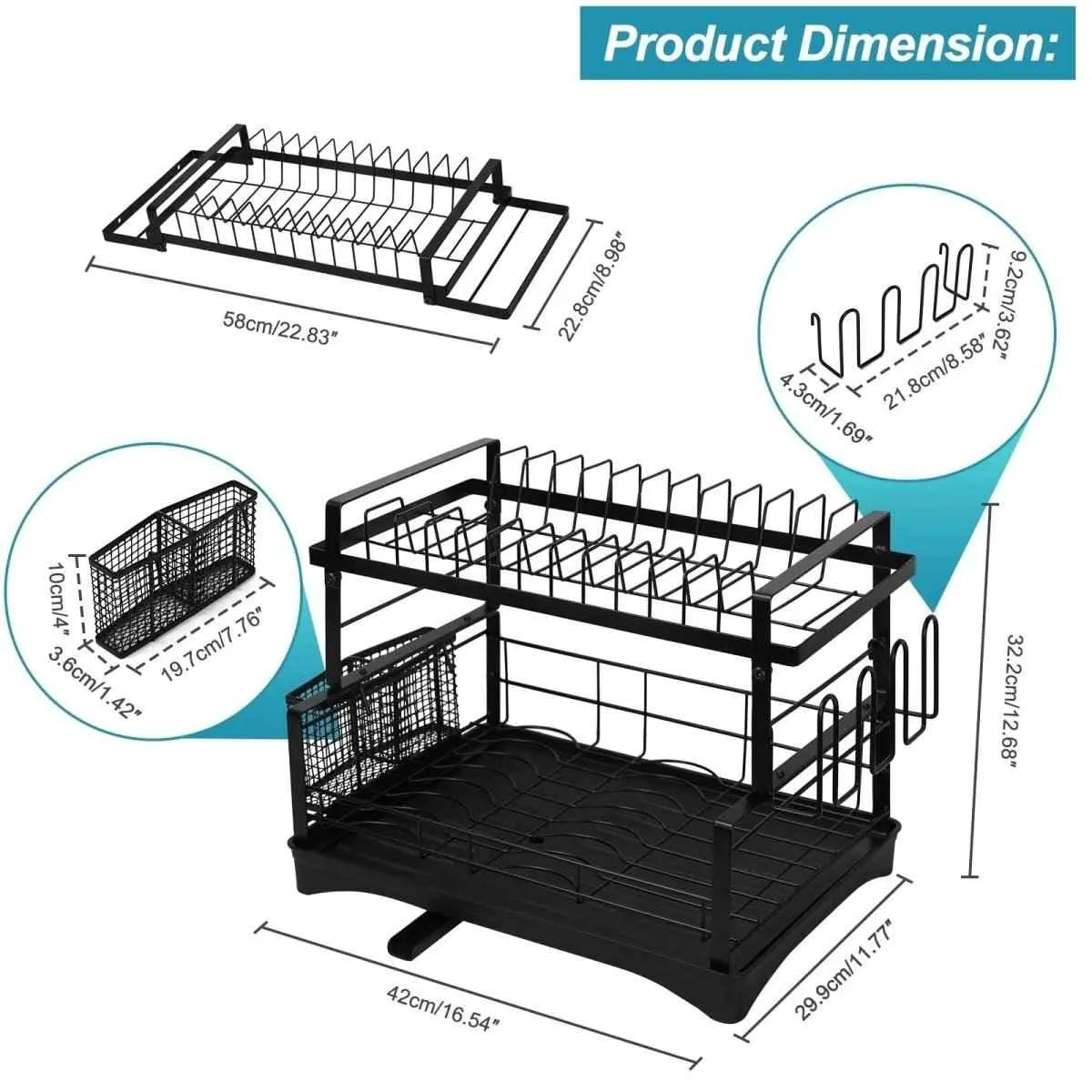 8-Tier Cookware Organizer Rack