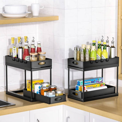 Dual Sliding Organizer Rack - GrandHeim