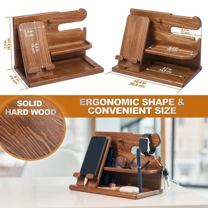 Wood Desk Organizer Stand - GrandHeim