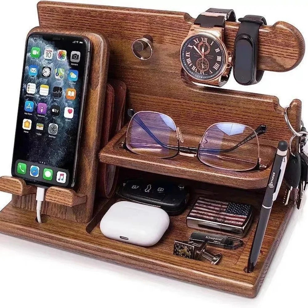 Wood Desk Organizer Stand - GrandHeim
